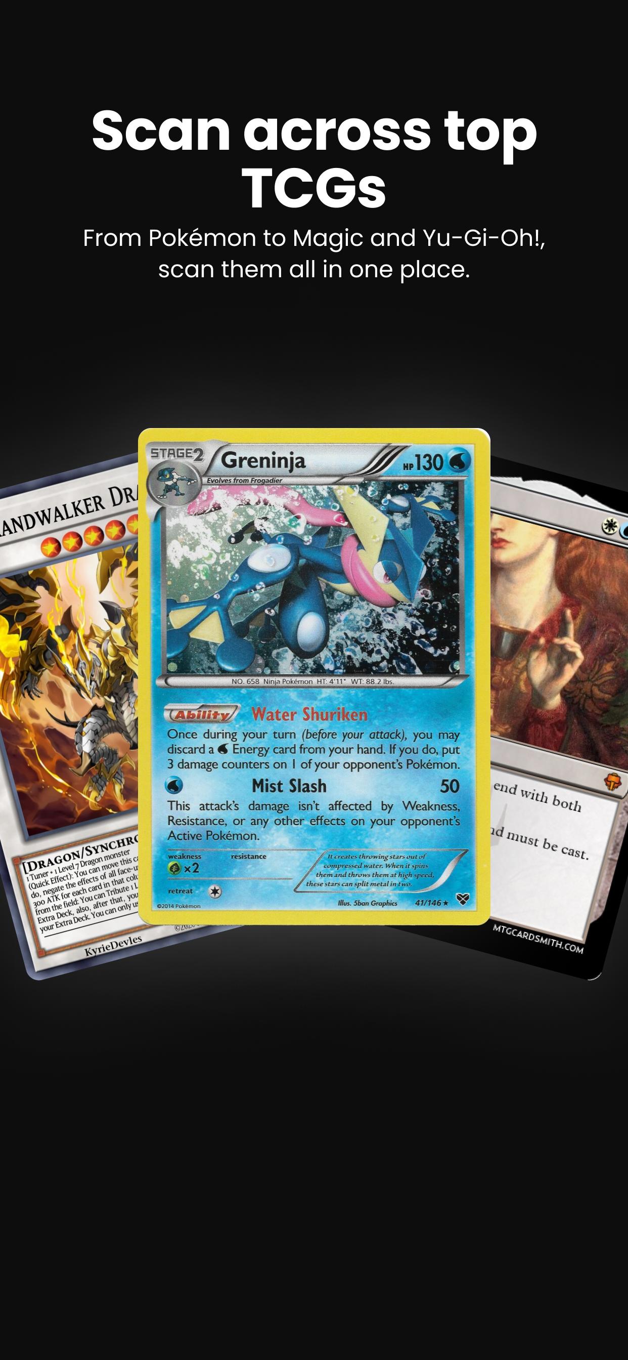 Scan across top TCGs